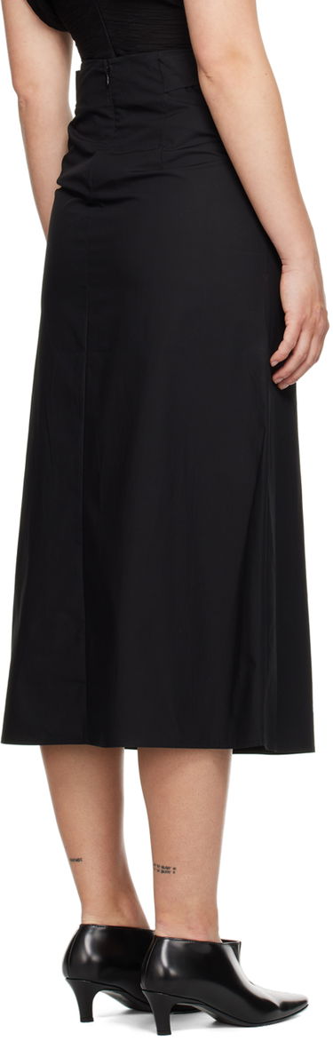 Пола TOTEME Tie-Waist Midi Skirt by TOTEME Черно | 243-WRB0203-FB0217, 2