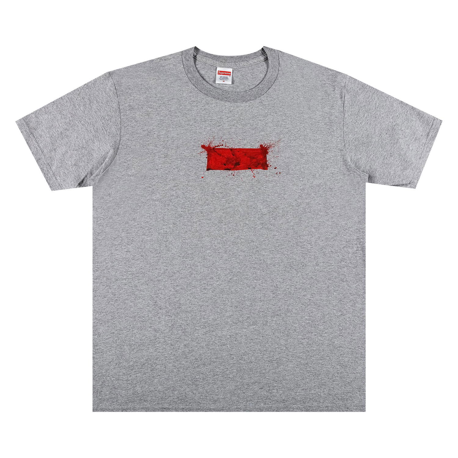 Тениска Supreme Ralph Steadman Box Logo Tee Сиво | SS22T12 HEATHER GREY, 1