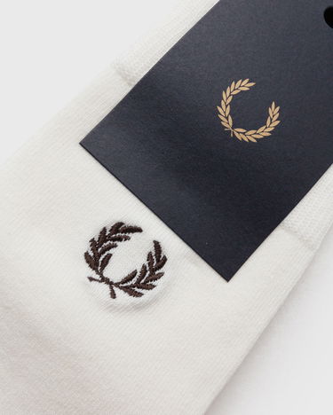 Облекло и аксесоари Fred Perry CLASSIC LAUREL WREATH SOCK Бяло | C7135-560, 2