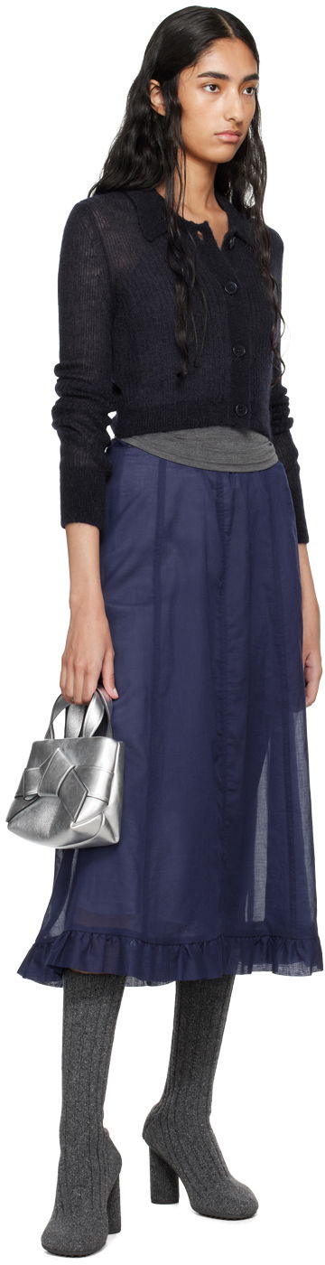 Пуловер Cecilie Bahnsen Cecilie Bahnsen Jacqueline Cropped Cardigan Черно | 2.24KNI52004 JAQUELINE CARDIGAN, 3
