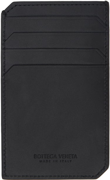 Портфейл Bottega Veneta Vertical Card Holder Черно | 796963 V4LQ1 1000, 0