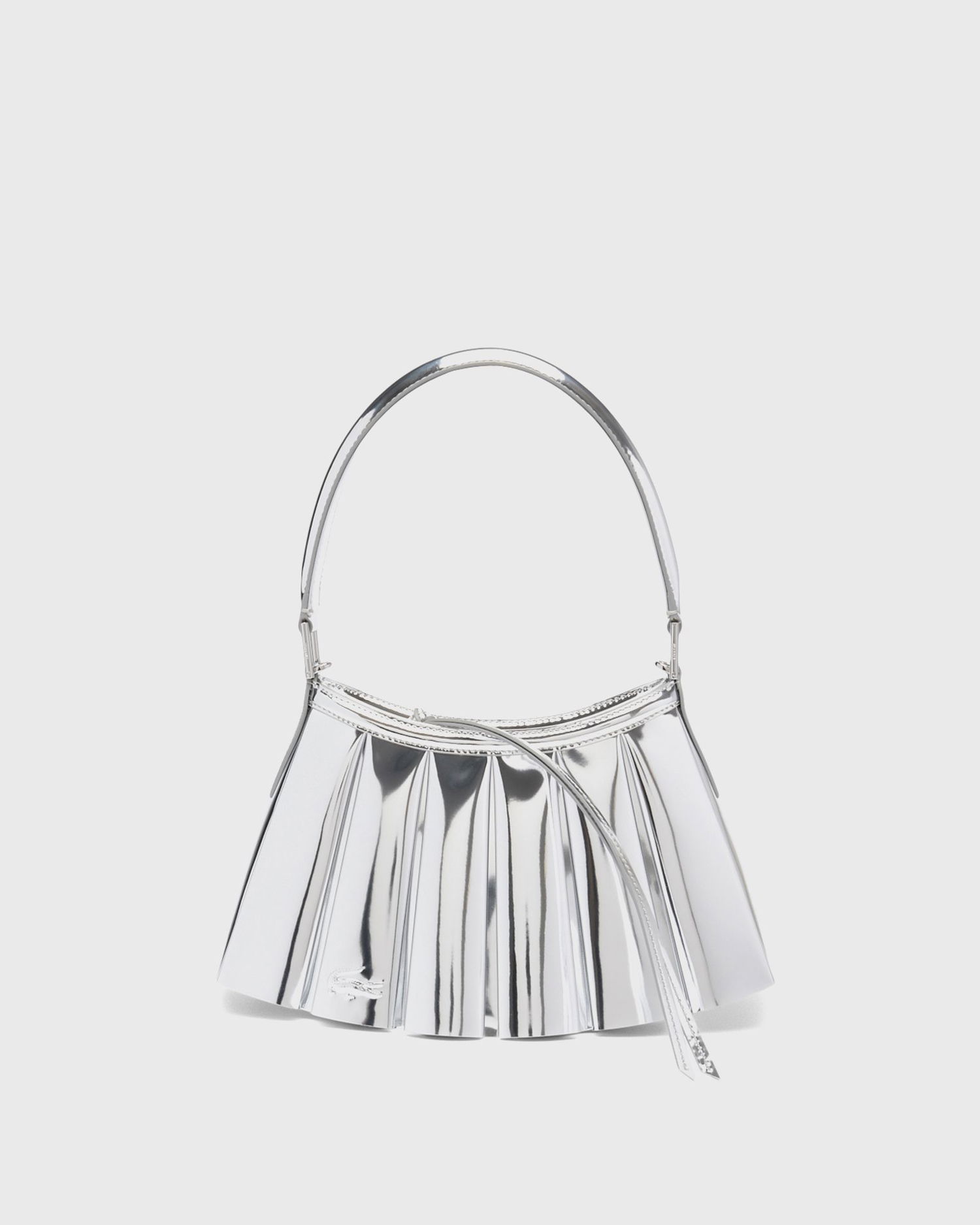 Чанта през рамо Lacoste Lenglen Pleated Shoulder Bag Металик | NU5208DP-T10, 1