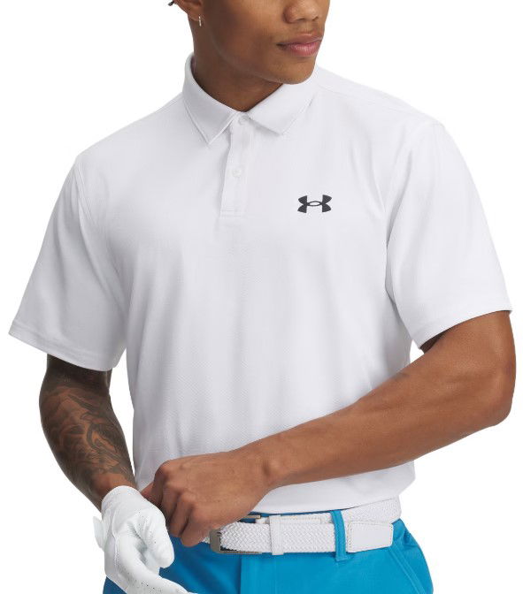 Поло тениска Under Armour UA T2G Pique Polo Shirt Бяло | 1390123-100, 0