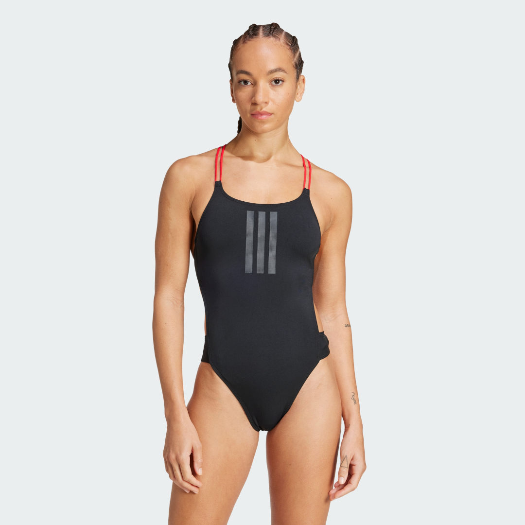 Бански adidas Performance Ripstream X-Back Swimsuit Черно | JE1919, 0