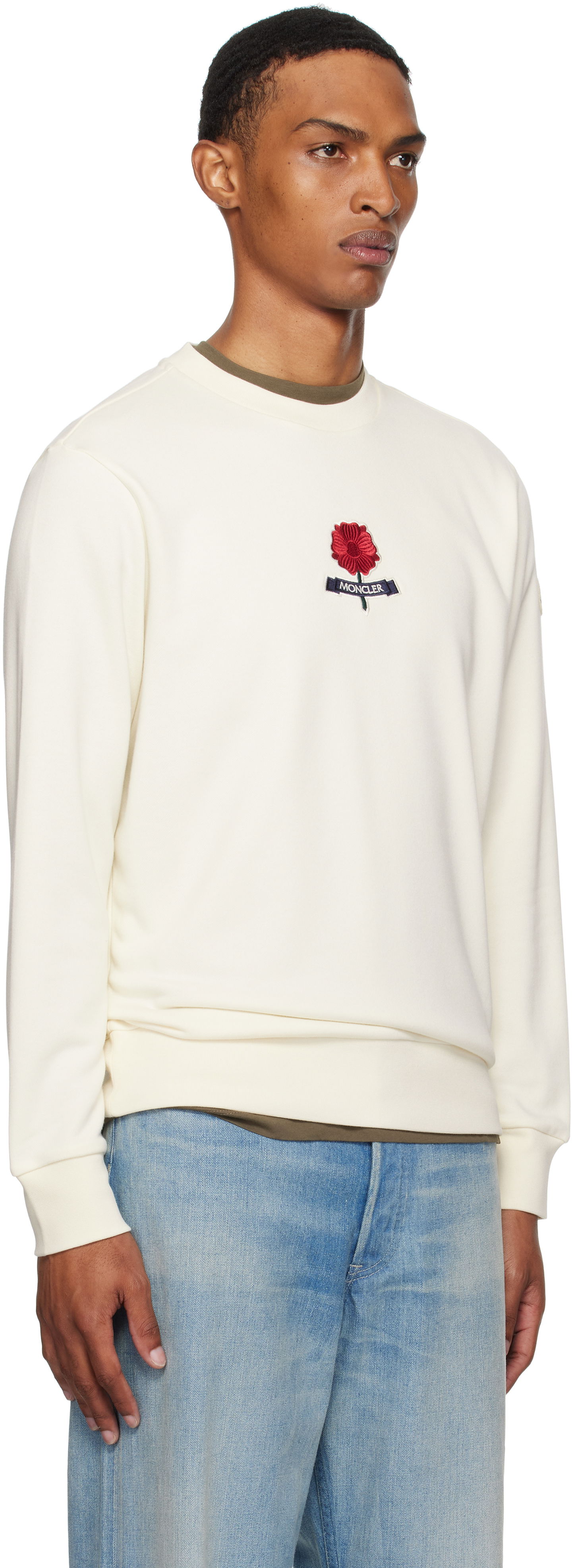 Суитчър Moncler Moncler Archivio Sweatshirt Бяло | K20918G0003689B3P, 1