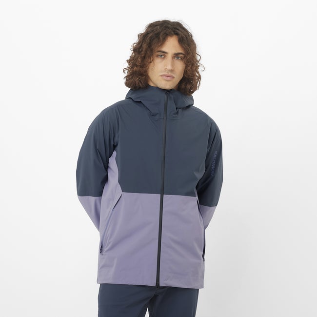 Ветровка Salomon Outerpath 2.5L Rain Jacket Лилаво | LC2473300, 0