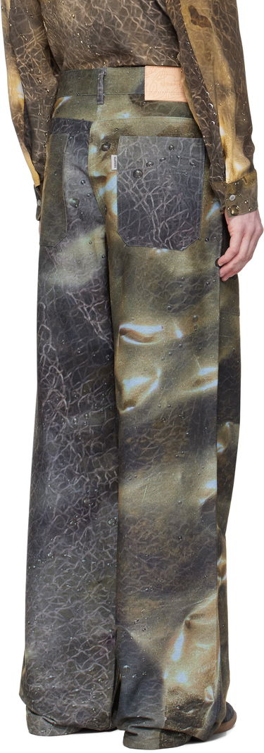 Дънки Serapis Serapis Golden Hour Printed Jeans Кафяво | SS25_DE_1W, 2