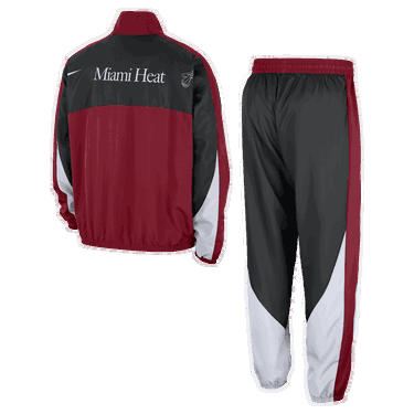 Комплект Nike NBA Miami Heat Starting 5 Courtside Tracksuit Бургунди | FD8556-608, 1