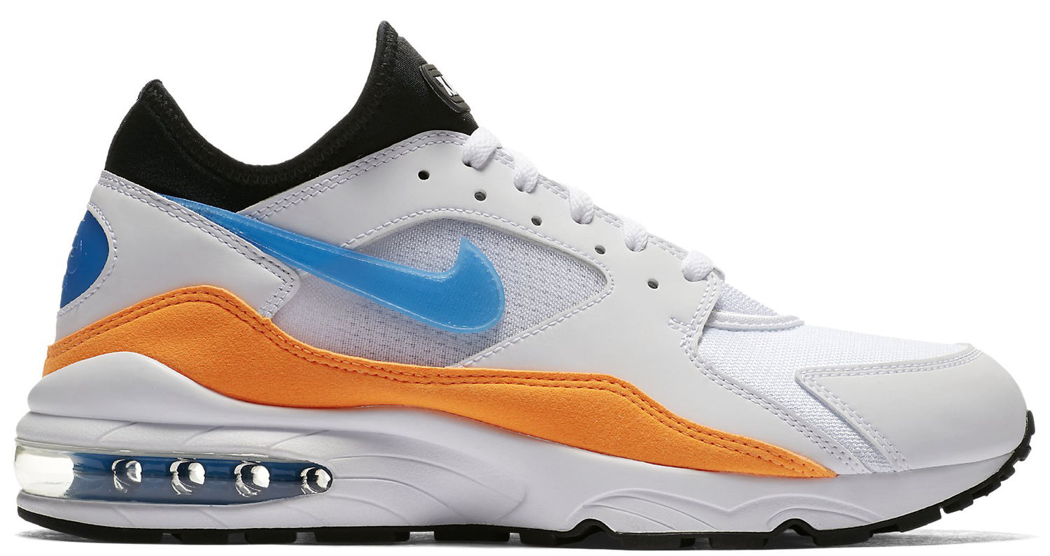 Кецове и обувки Nike Air Max 93 Nebula Blue Orange Бяло | 306551-104, 0