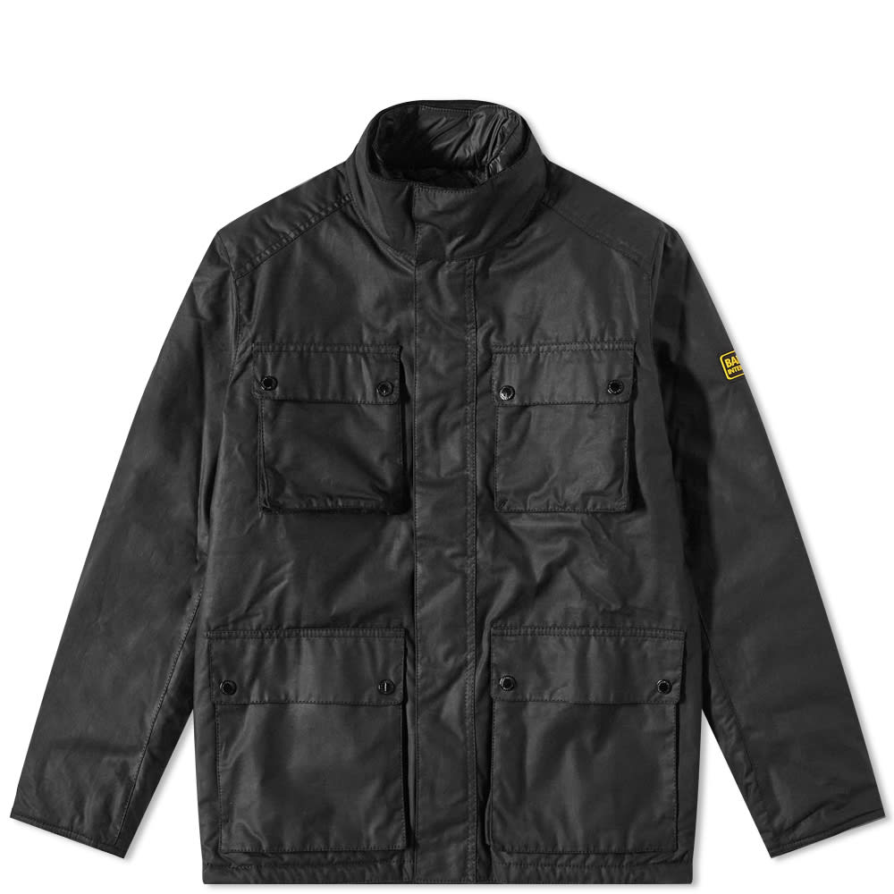 Яке Barbour International Legacy Clarence Wax Jacket Черно | MWX1966BK91, 0