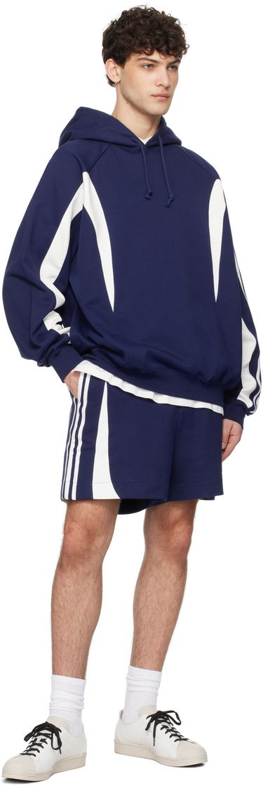 Суитчър Y-3 Y-3 Cut Line Hoodie Тъмно синьо | JM3231, 4