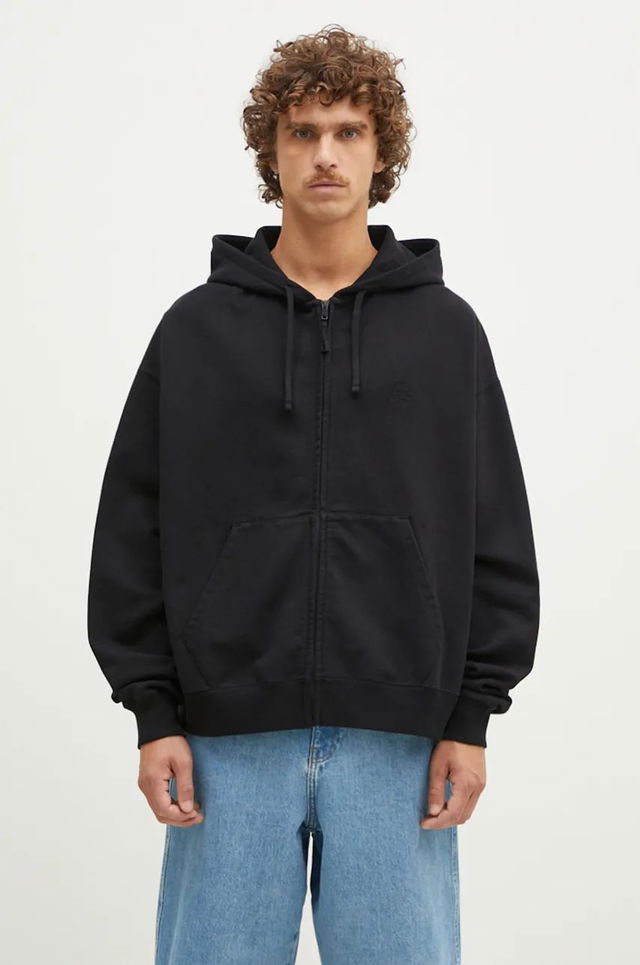 Boxy Zip-Up Hoodie