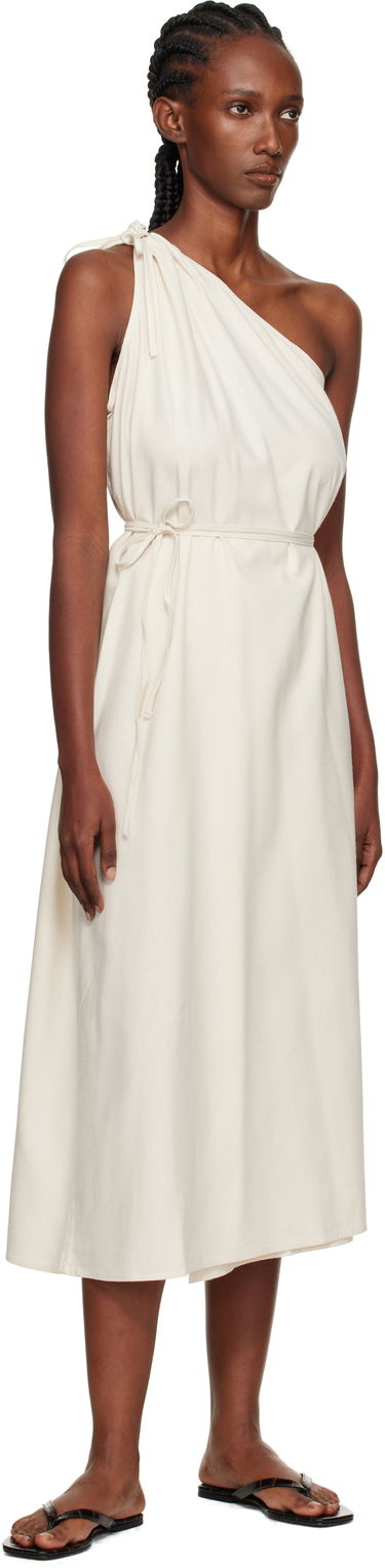 Pокля Baserange Baserange View One-Shoulder Midi Dress Бяло | DRVI-WS-AU25, 3