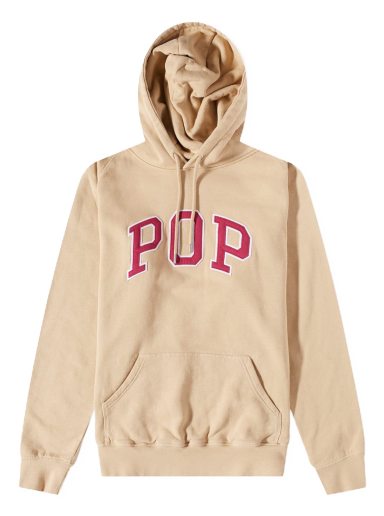 Суитчър Pop Trading Company Arch Popover Hoody Бежово | POPSS23-01-007