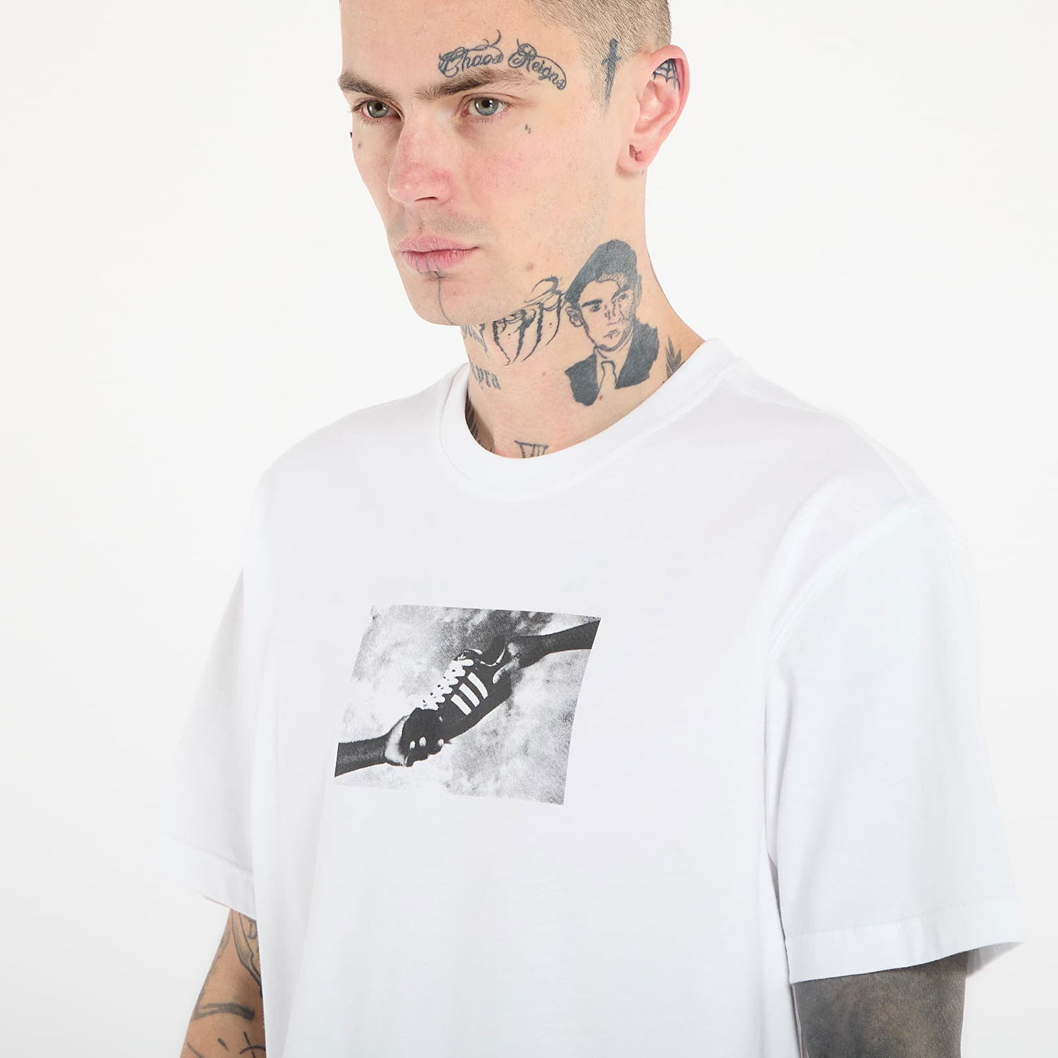 Тениска adidas Performance Graphic T-Shirt Franchise Бяло | KS7615, 1