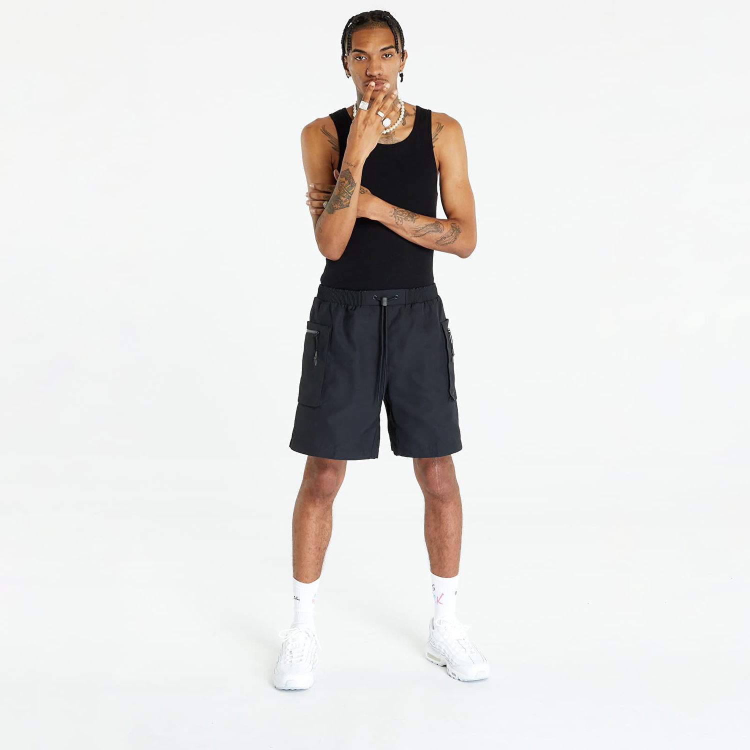 Къси панталони Nike Sportswear Tech Pack Men's Woven Utility Shorts Черно | FB7528-010, 1