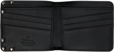 Портфейл Vivienne Westwood Billfold Wallet with Metal Corner Details and Orb Logo Черно | 5115003IM-L00BZ-, 2