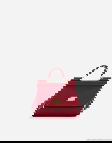Дамска чанта Dolce & Gabbana Dolce & Gabbana Mini Sicily Leather Handbag Червено | BB7504A147180343, 0