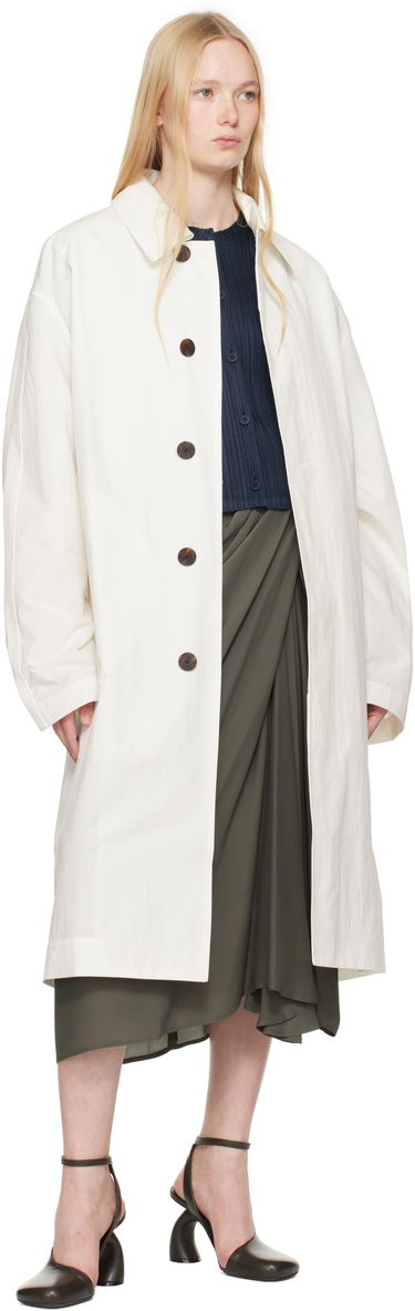 Палта Studio Nicholson Studio Nicholson Nevis Coat Бяло | NEVIS SN - 754, 3