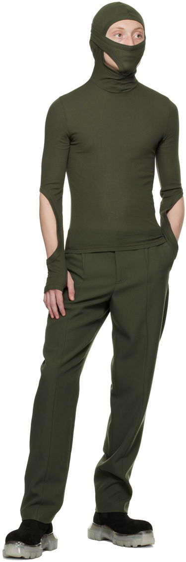 Пуловер Dion Lee Dion Lee Interlock Mask Turtleneck Top Зелено | C3078F22, 4