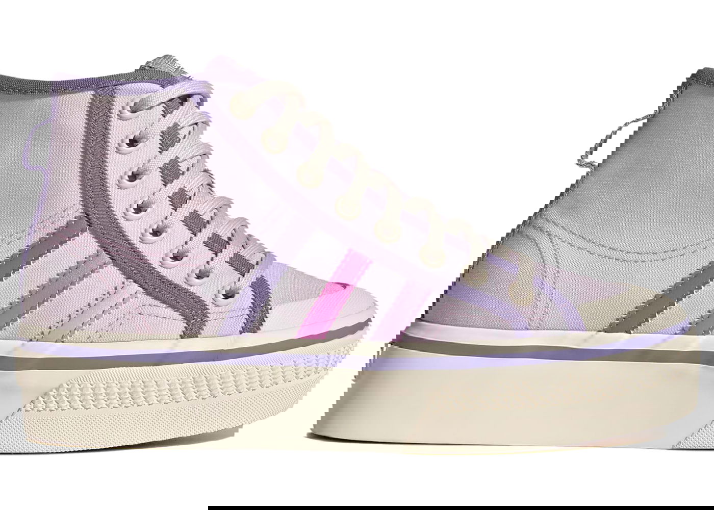 Кецове и обувки adidas Originals Nizza Platform Mid Parley Almost Pink W Лилаво | GX4608, 0