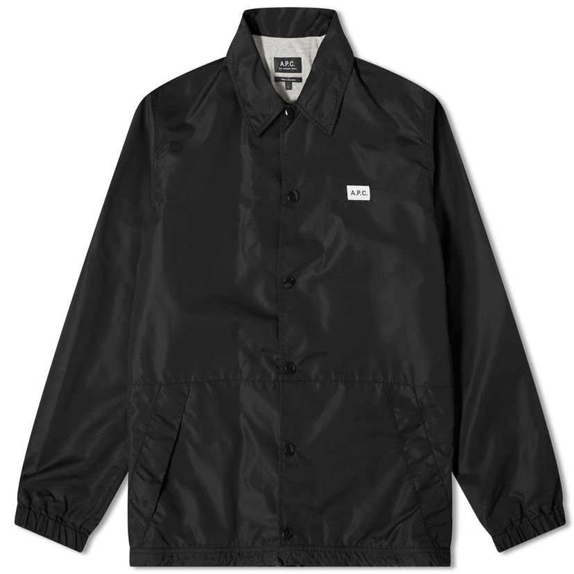 Яке A.P.C. Aleski Coach Jacket Черно | PAAFA-H02739-LZZ