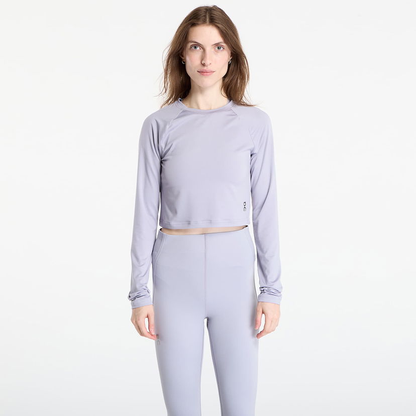 Тениска On Running T-shirt On Studio Long Tee Crop Purple Лилаво | 1WF12430174