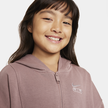 Суитчър Nike Nike Air Full-Zip Fleece Hoodie Розово | FN8615-208, 2