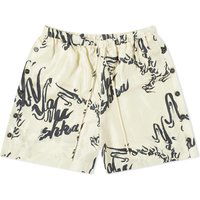 Къси панталони Nanushka Ceylin Printed Shorts Бежово | NW24RSST00171, 1