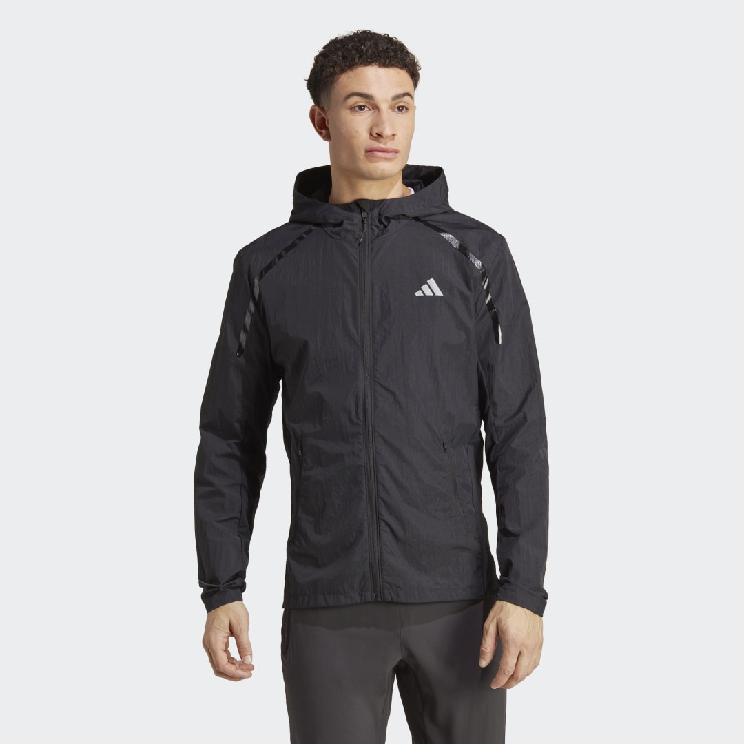 Яке adidas Originals Marathon Warm-Up Jacket Черно | IB8264, 0
