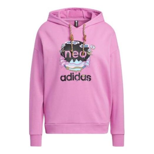 Суитчър adidas Originals Utility Graphic Hoodie Розово | HN2350