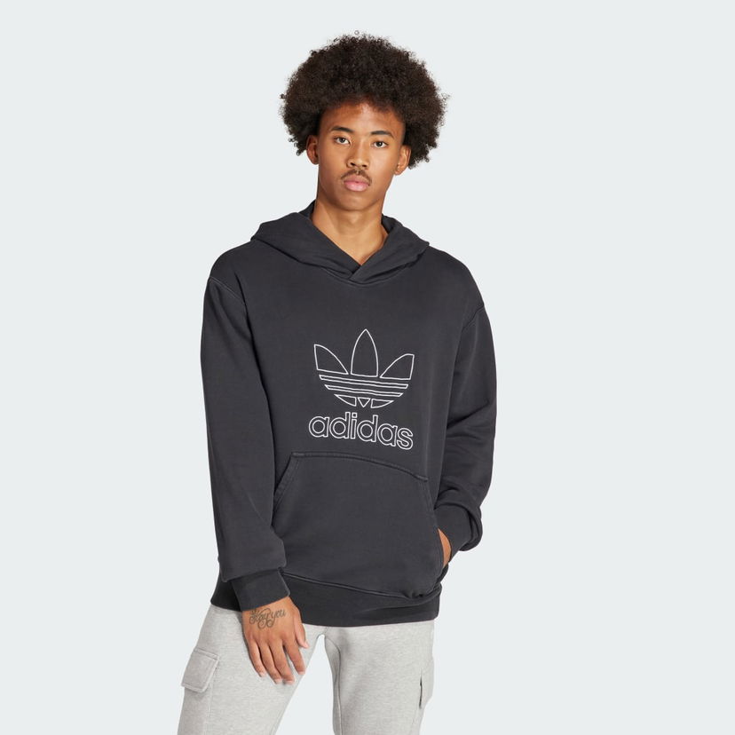 Суитчър adidas Originals Adicolor Outline Trefoil Черно | IU2373