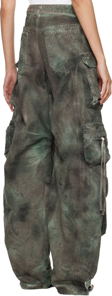 Карго панталони The Attico Attico Camouflage Cargo Pants Зелено | 250WCP00084 DDD022AA, 2