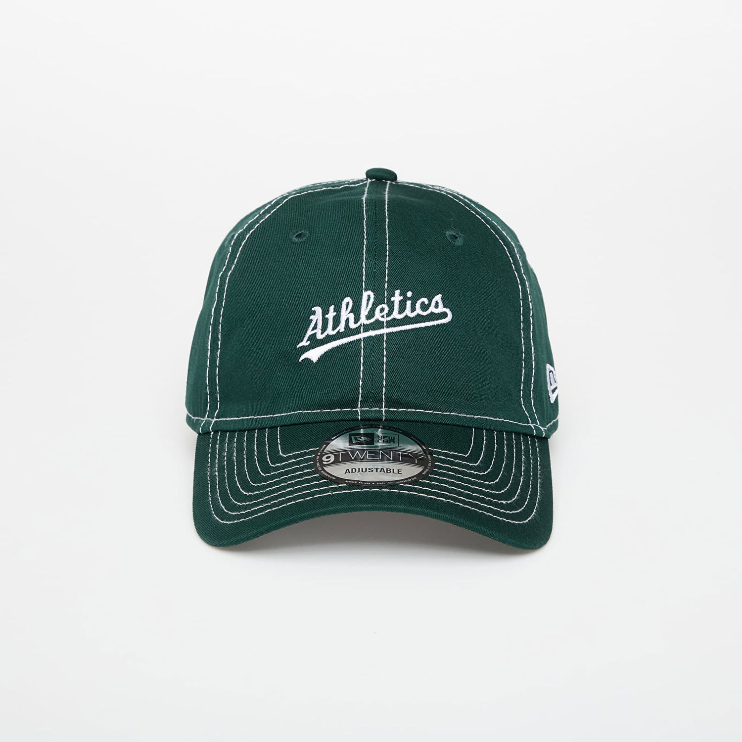 Шапка с козирка New Era Oakland Athletics 9TWENTY Contrast Stitch Adjustable Cap Зелено | 60691235, 0
