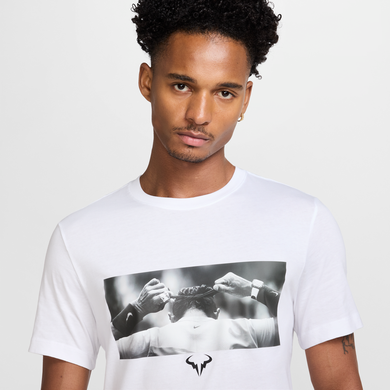 Тениска Nike Rafael Nadal Graphic Tennis T-Shirt Бяло | IM6054-100, 1