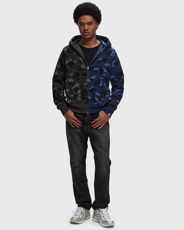 Суитчър BAPE COLOR CAMO SEPARATE SHARK Hoodie Синьо | 001ZPK801001MBK3, 1