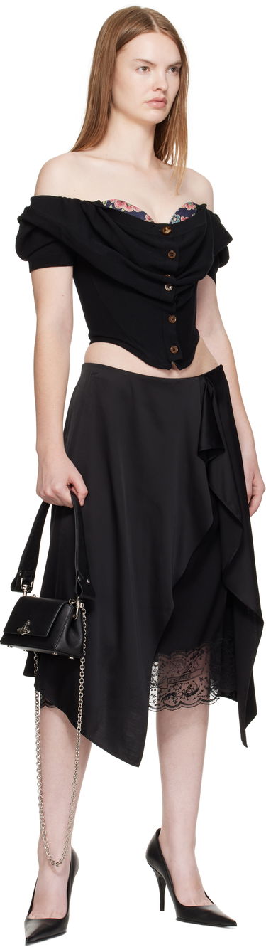 Дамска чанта Vivienne Westwood Vivienne Westwood Hazel Small Handbag Черно | 46030001W-S0021-, 3