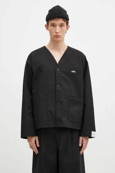 Пуловер Neighborhood NEIGHBORHOOD Regular Fit V-Neck Cardigan Черно | 242SPNH.SHM05, 0