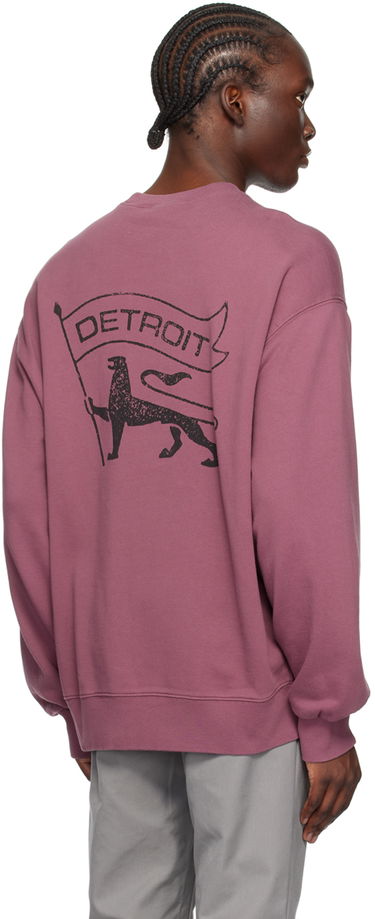 Суитчър Carhartt WIP Stamp Logo Sweatshirt Розово | I033620, 2