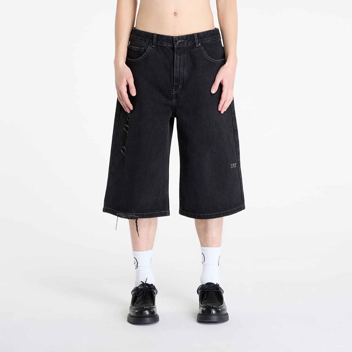 Къси панталони Footshop FTSHP Walking Art II Jorts Черно | FTSHP_405, 0