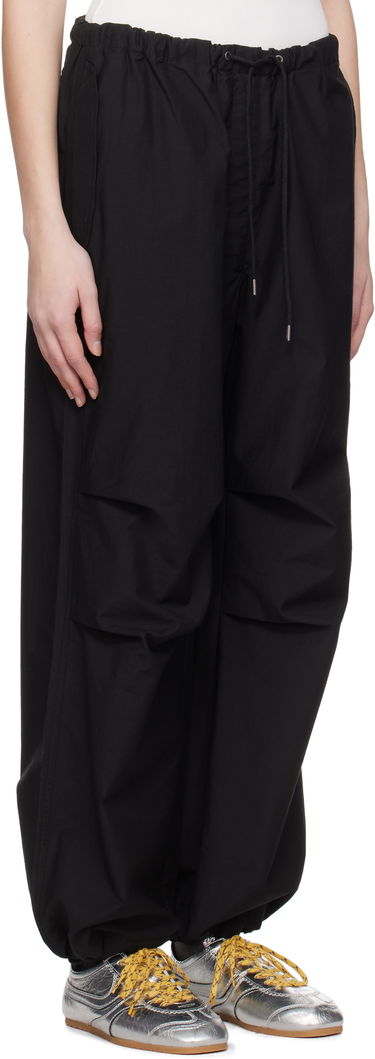 Панталони Acne Studios Relaxed-Fit Trousers Черно | AK0824-, 4