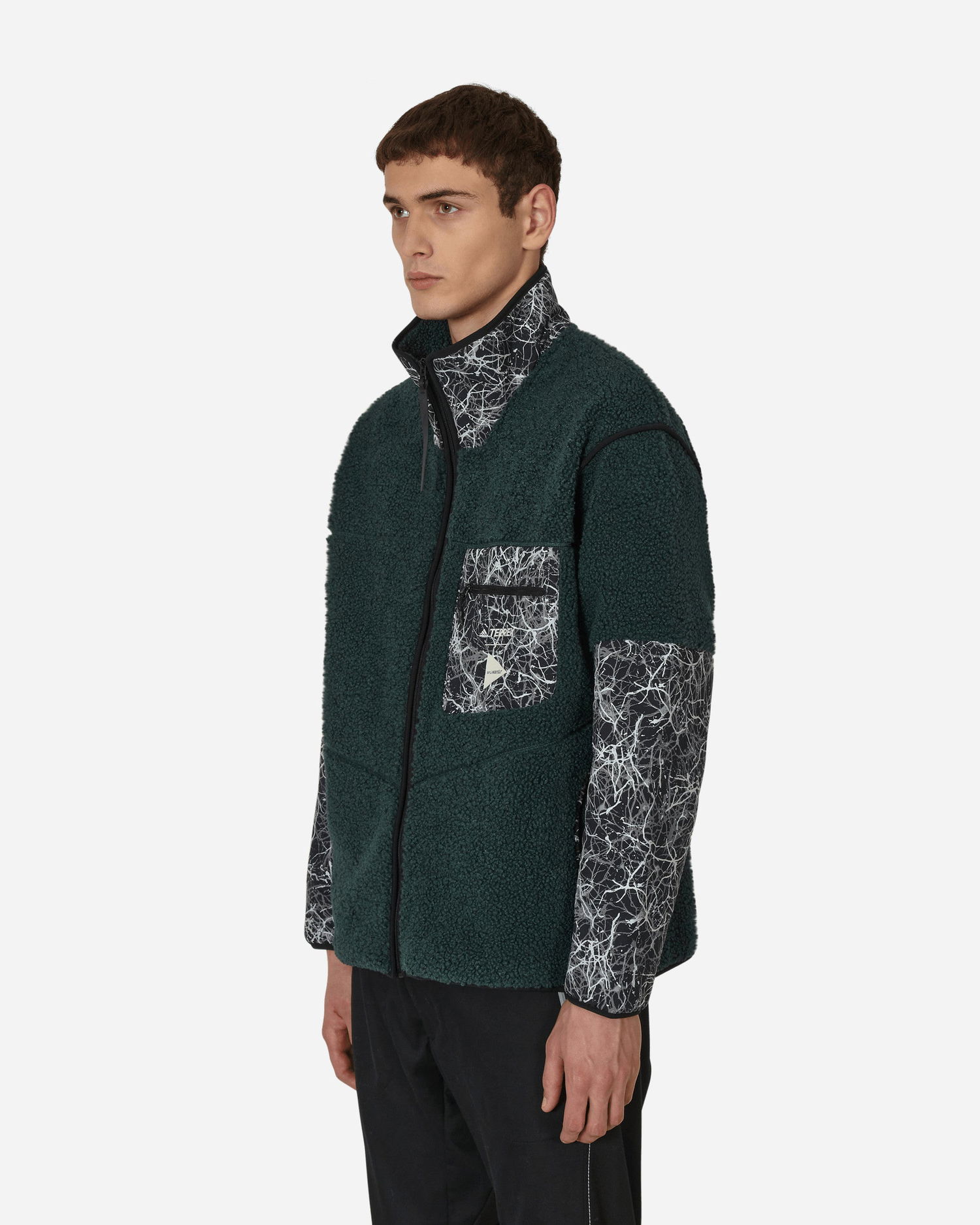 Яке adidas Originals and wander x Terrex Fleece Jacket Зелено | HN6937, 1