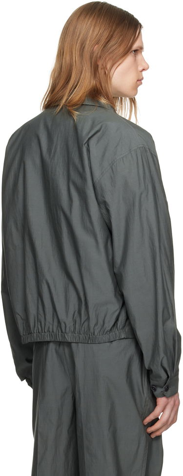 Яке бомбър LEMAIRE Lemaire Washed Zip-Up Jacket Зелено | OW1062 LF1209, 2