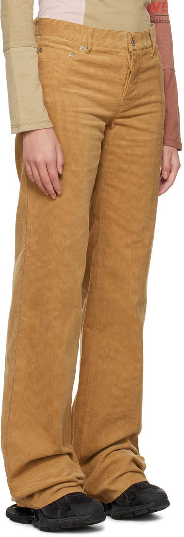 Панталони We11done We11done Wide Corduroy Trousers Кафяво | WD-PT3-22-287-W-CM, 1