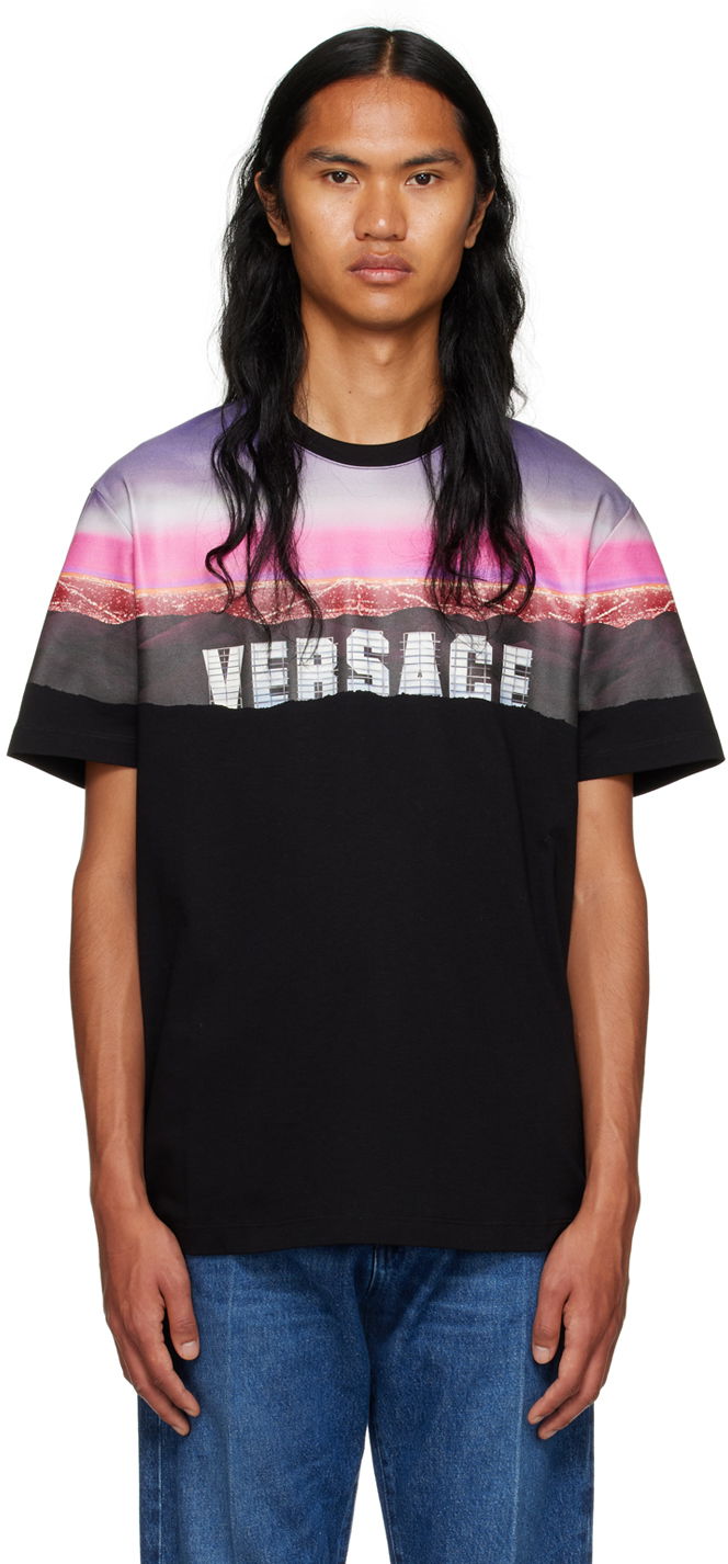 Тениска Versace Hills Черно | 1012926_1A09337, 0