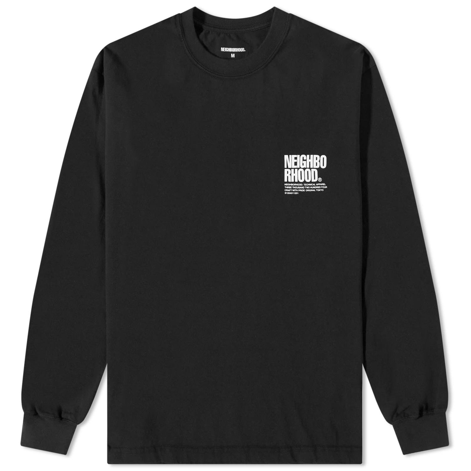 Тениска Neighborhood NH-2 Tee Черно | 231PCNH-LT02-BLK, 0