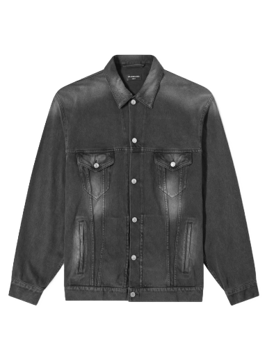 Яке Balenciaga Denim Jersey Jacket Black Черно | 662772-TKVG5-1000