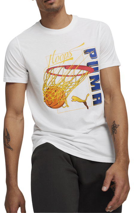 Тениска Puma Swished Tee Бяло | 624801-03, 0