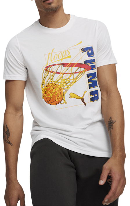 Тениска Puma Swished Tee Бяло | 624801-03