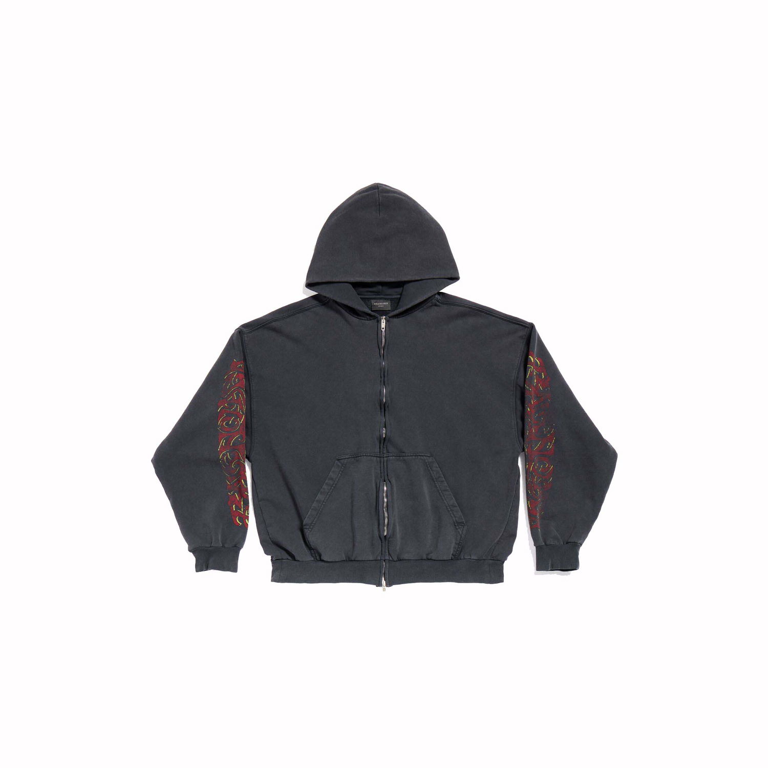 Суитчър Balenciaga Offshore Zip-Up Hoodie Черно | 770939TPVM91568, 0